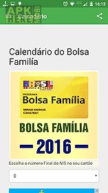 calendário bolsa família 2016