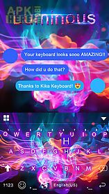luminous kika keyboard theme