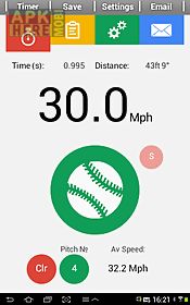 baseball pitch speed free