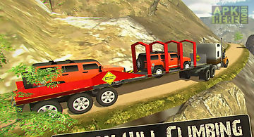 Cargo truck extreme hill drive