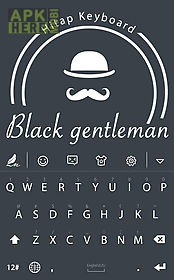 black gentleman hitap keyboard