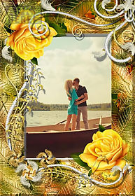 flower romantic photo frames