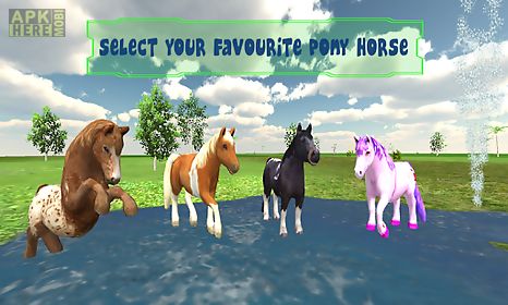 pony horse simulator 3d kids