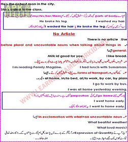 learn english tenses in urdu