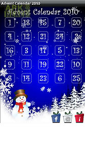 christmas advent calendar 2010