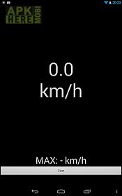gps speedometer (km / h)
