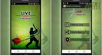 Live cricket streaming
