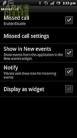 missed call smart extension