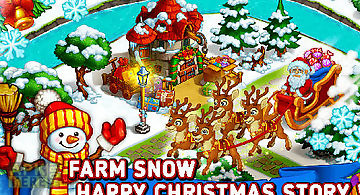 Farm snow: happy christmas story..