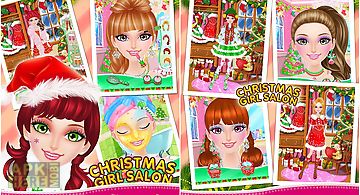 Christmas girl salon