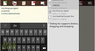 Just notepad for android
