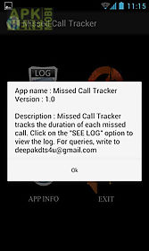 missed call tracker