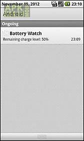 battery watch - big numbers