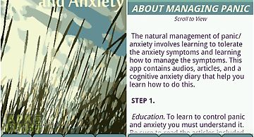 Stop panic & anxiety self-help