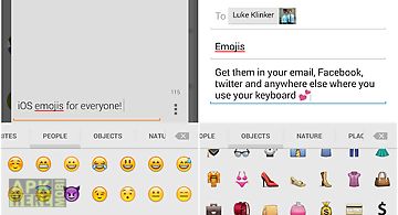 Sliding emoji keyboard - ios