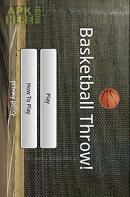 basketball throw!