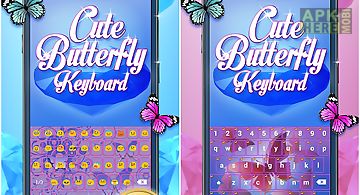 Cute butterfly keyboard