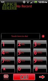 go contacts black & red theme