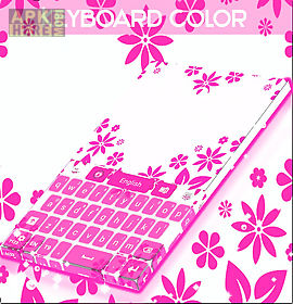 keyboard color hot pink