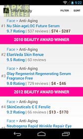 beauty product reviews