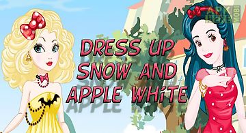 Dress up apple and snow white