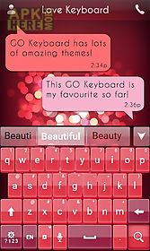 love keyboard theme