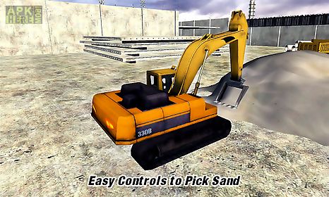 sand excavator tractor 3d 2