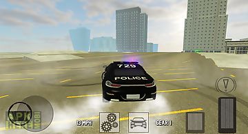 Tuning police car drift