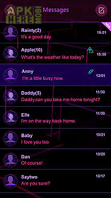 go sms pro purple charm theme