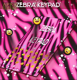 zebra keypad neon