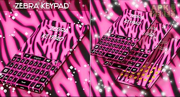Zebra keypad neon