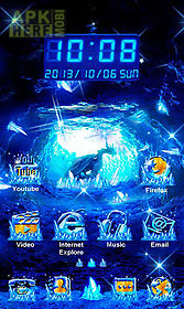 blue crystal cave go theme