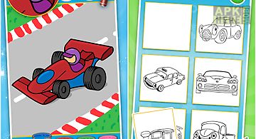 Cars coloring book for kids