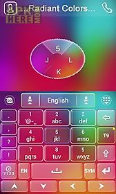 radiant colors keyboard theme