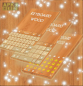 wood keyboard go theme