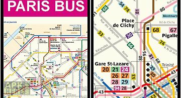 Paris bus metro train maps