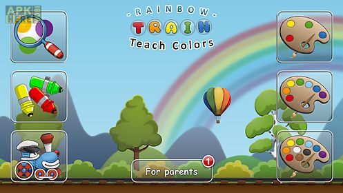 rainbow train: teach colors lv
