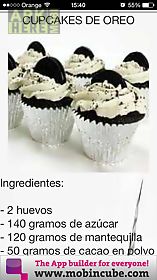 recetas cupcakes