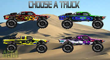 Baja trophy truck racing