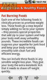 weight loss & healthy foods