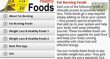 Weight loss & healthy foods