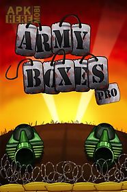 army boxes gold