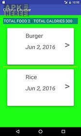 my calorie counter