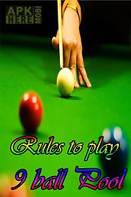 rules to play 9 ball pool