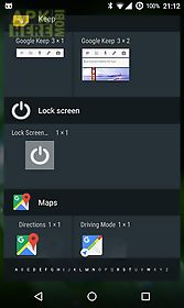 lock screen widget