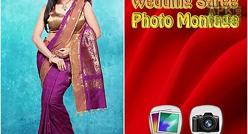 Wedding saree photo montage