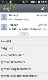 go sms pro swedish language pa