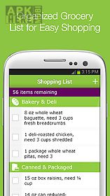 meal planning and grocery list