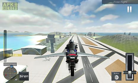 flying police bike simulator