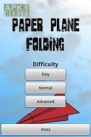 paper plane folding